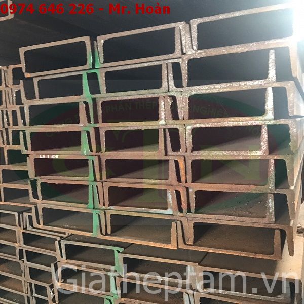 Thép hình U 160 x 64 x 5 x 12m