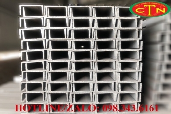 Thép hình U 160 x 64 x 5 x 12m