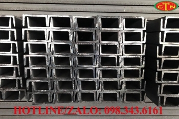 Thép hình U 300 x 85 x 7.0 x 12m