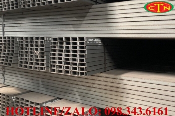 Thép hình U 200 x 80 x 7.5 x 11 x 12m - HQ, NB