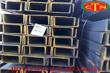 Thép hình U 200 x 90 x 8 x 13.5 x 12m - Nhật