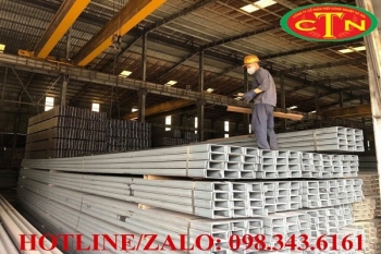 Thép hình U 300 x 90 x 9 x 13 x 12m - HQ