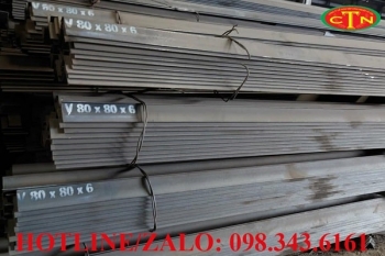 Thép V 80 x 80 x 6 x 6000