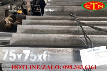 Thép V 75 x 75 x 6 x 6000