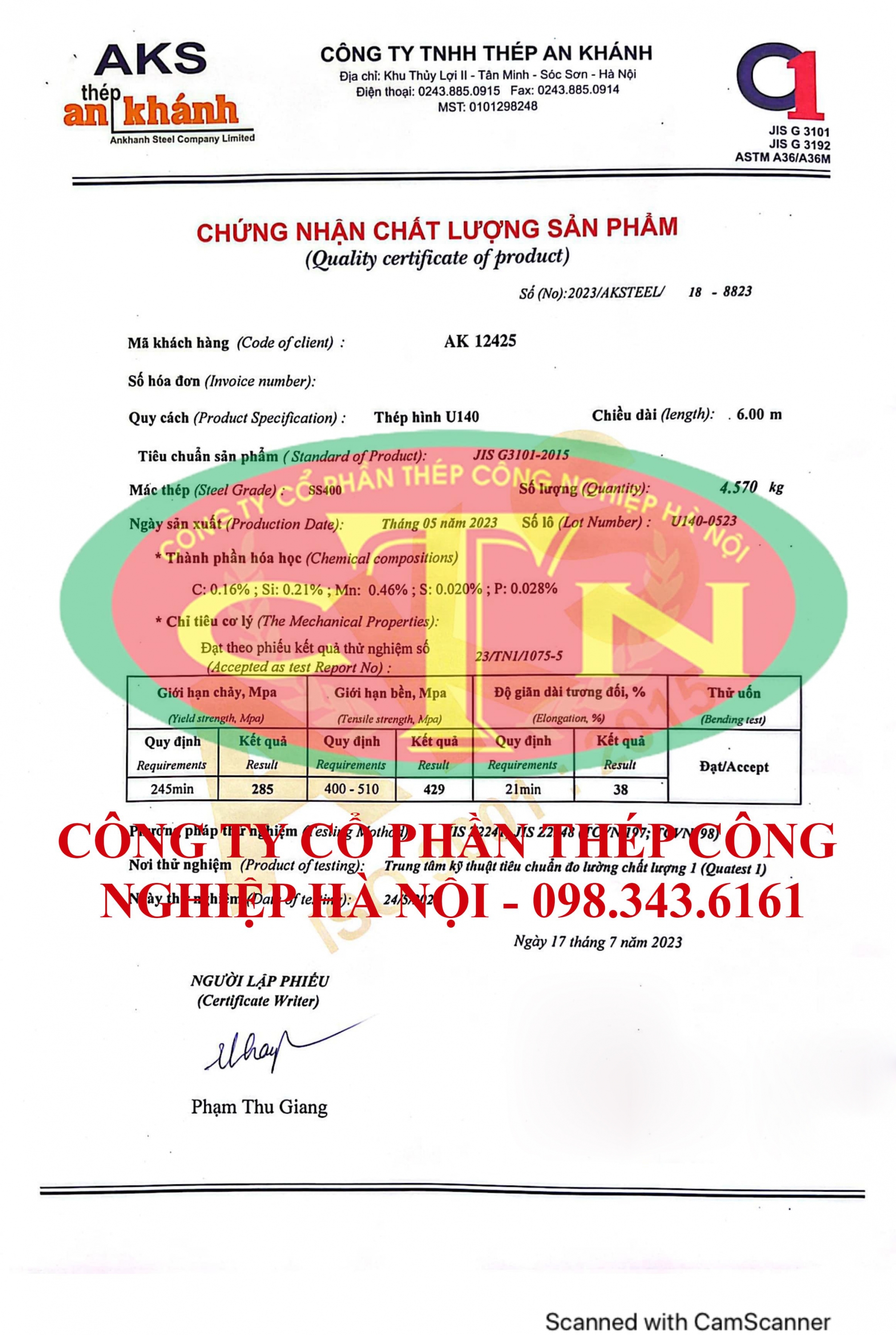 chung chi u140